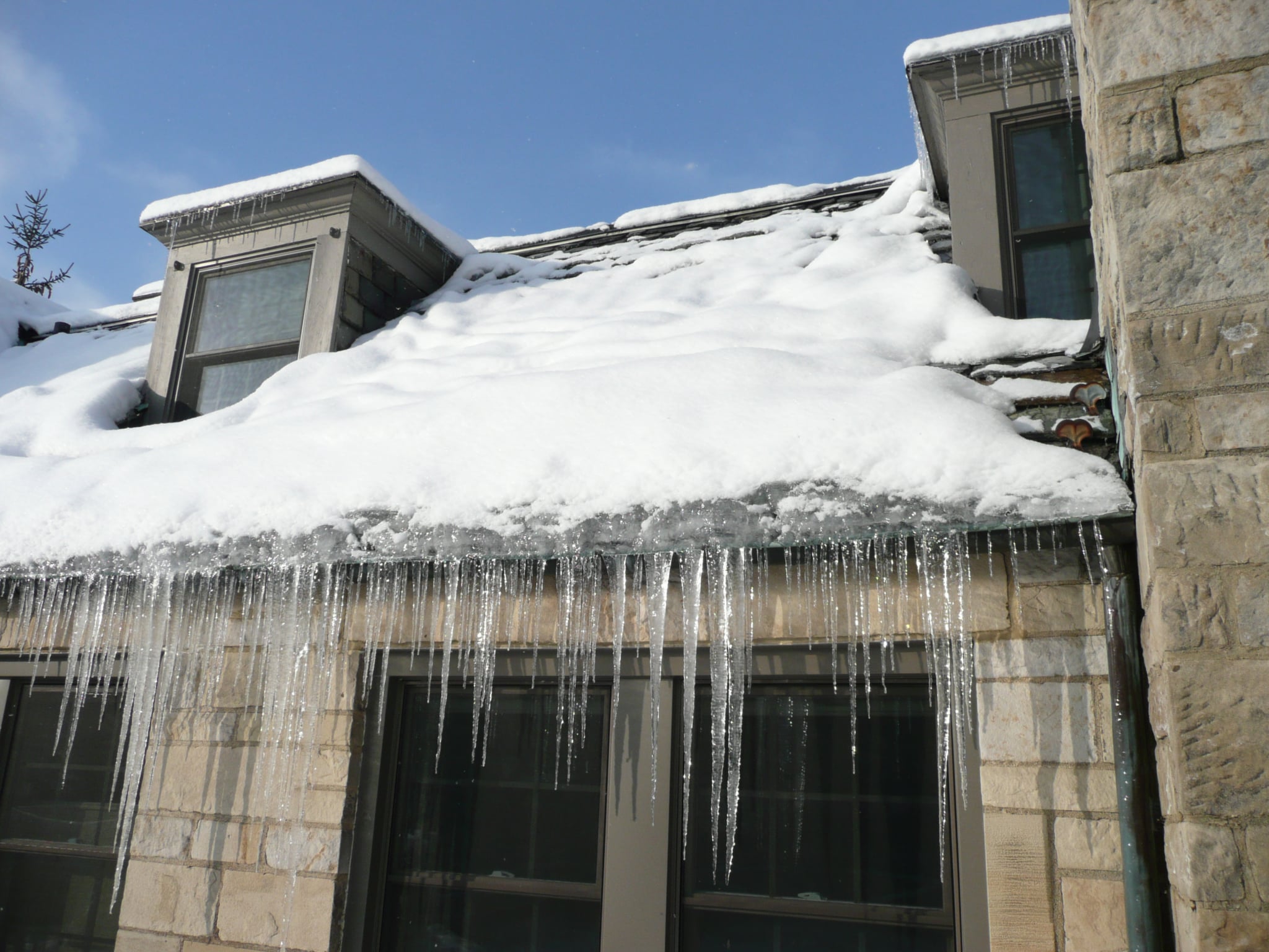Professional ice dam removal service by Cephalo Roofing in New Jersey