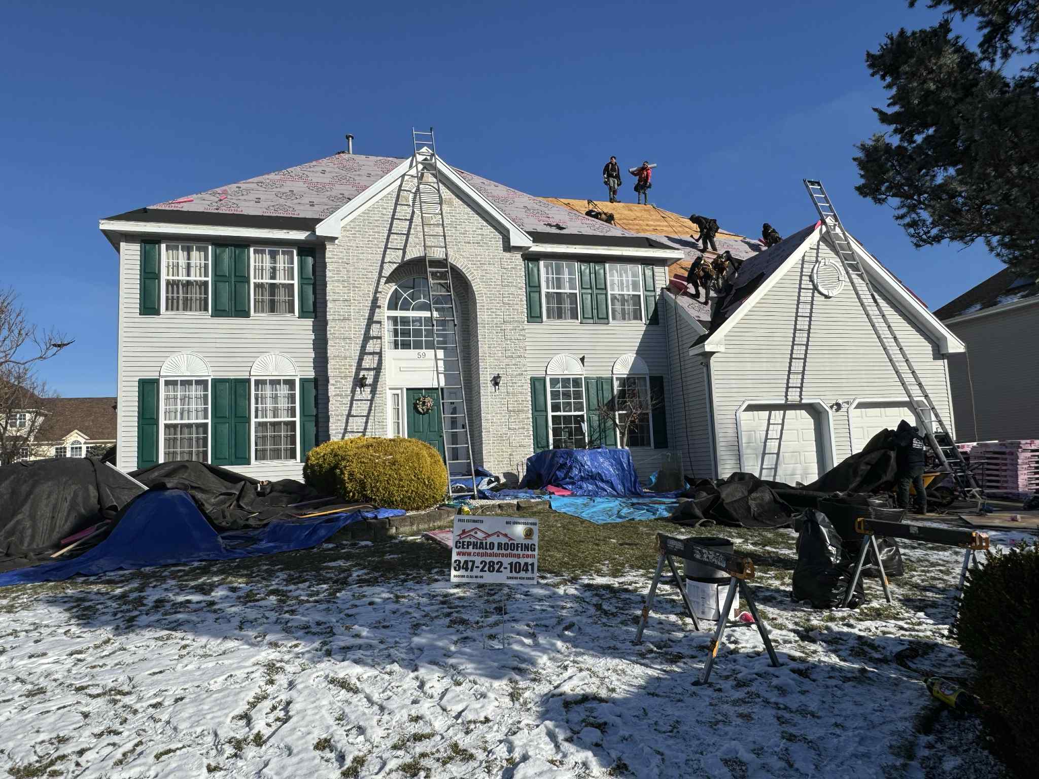 Skylight installation and repair services by residential roofer